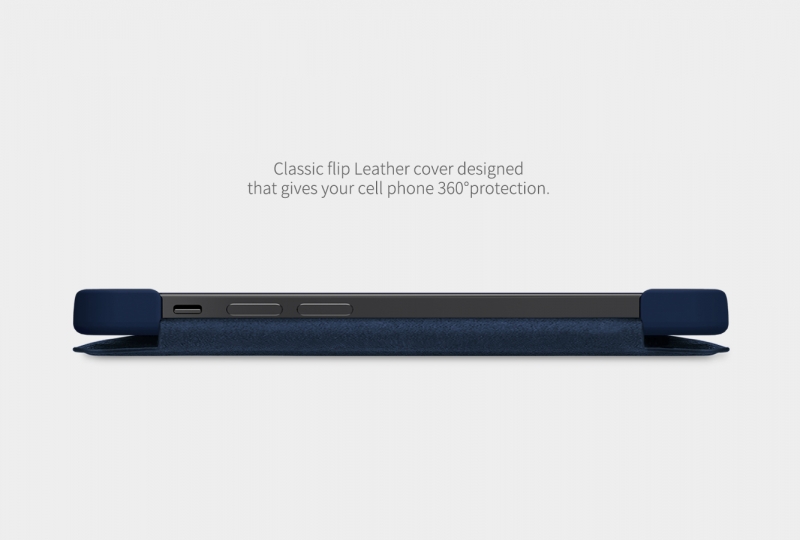 Bao Da iPhone 12 Pro Hiệu Nillkin Qin Chính Hãng được làm bằng da và nhựa cao cấp polycarbonate khá mỏng nhưng có độ bền cao, cực kỳ sang trọng